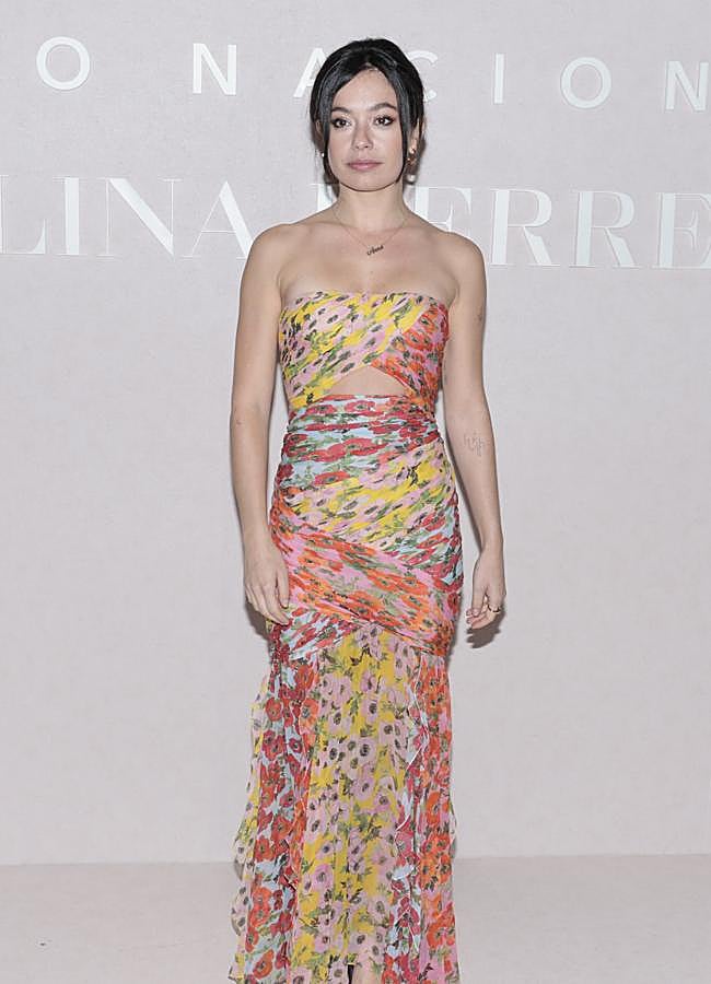 Imagen - Anna Castillo lució un vestido de la firma Carolina Herrera con estampado floral / GTRES