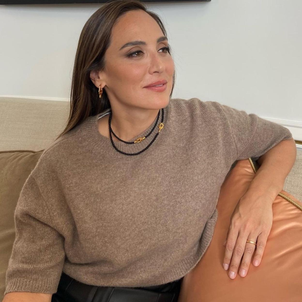 Tamara Falcó con un look de invierno.