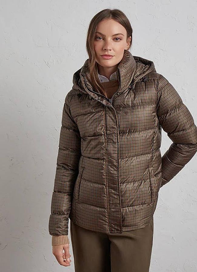 Imagen - Abrigo de cuadros acolchado