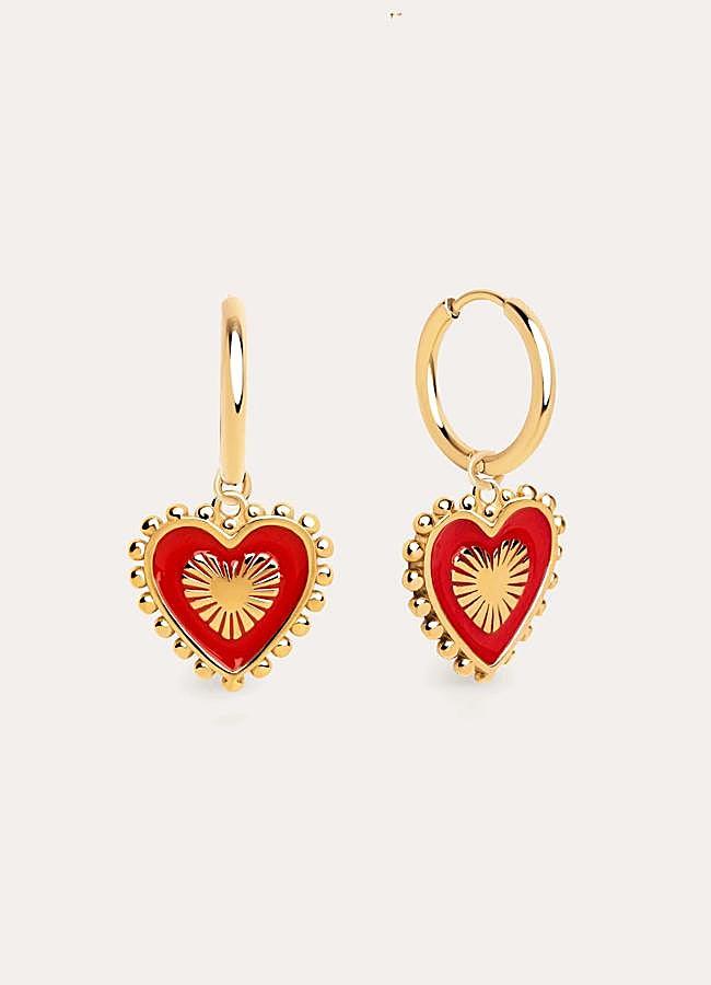Imagen - Pendientes Heart Reversed de Singularu, 29,69 euros.