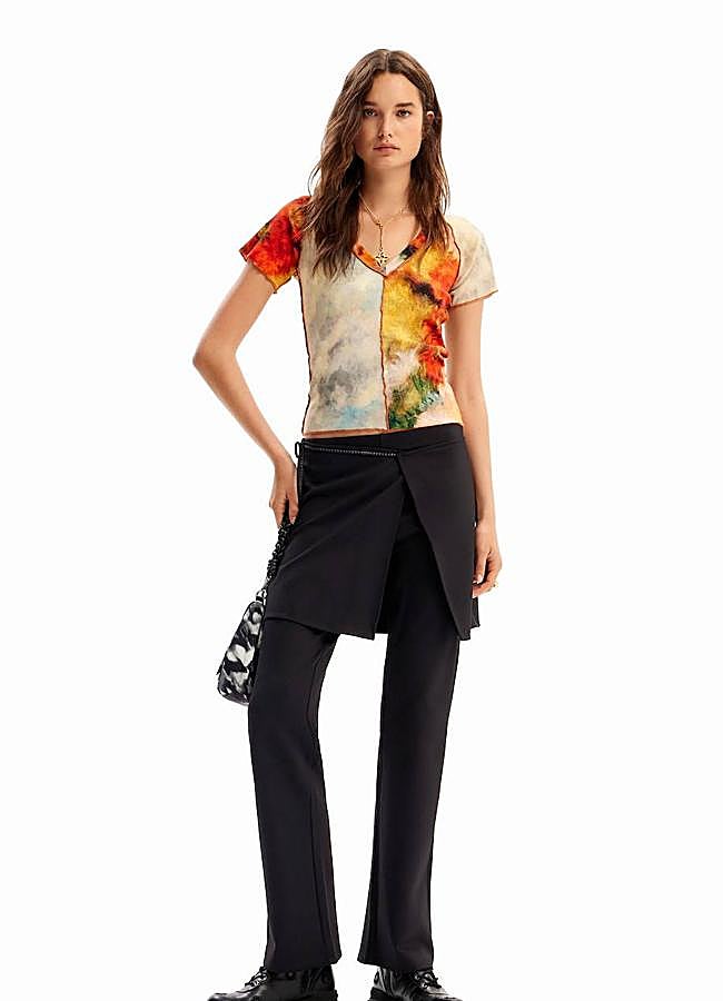 Imagen - Pantalón falda estilo pareo