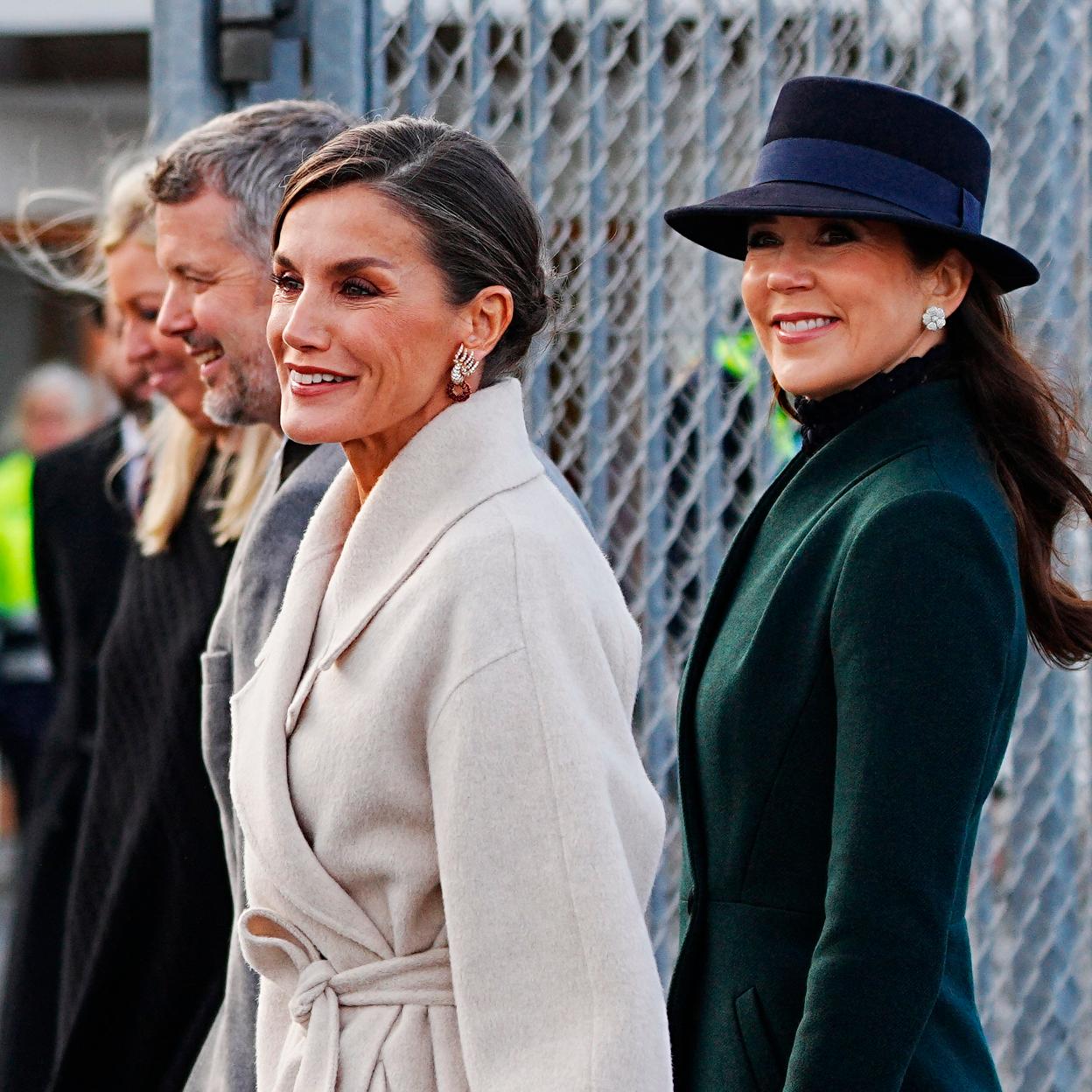 La reina Letizia junto a Mary de Dinamarca.
