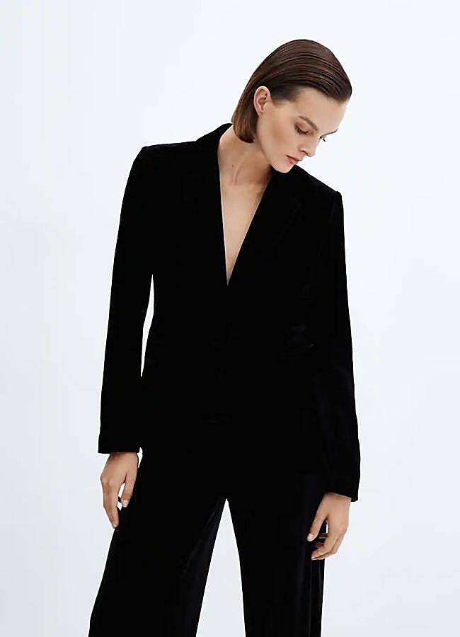 Imagen - Blazer de terciopelo negro