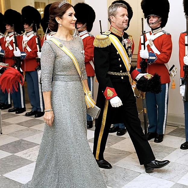 Los príncipes herederos, Federico y Mary de Dinamarca. 