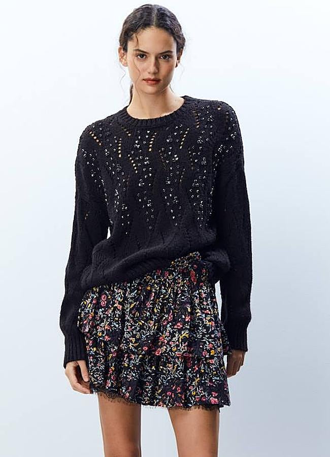 Imagen - Jersey de brillos con calados