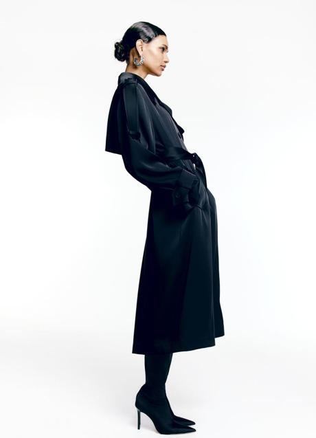 Imagen - Gabardina negra de H&M (69,99 euros)