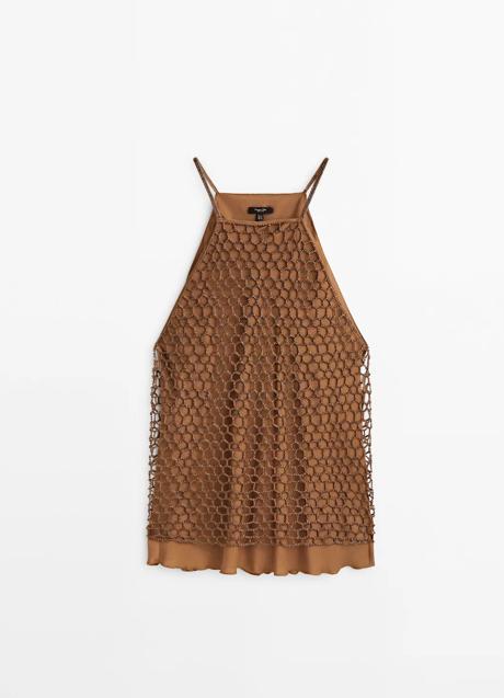 Imagen - Top de fiesta con escote halter de Massimo Dutti (69,99 euros)