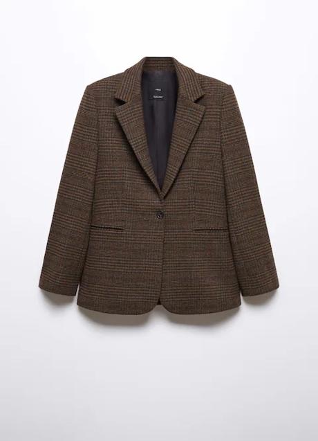 Imagen - Blazer de cuadros de Mango (69,99 euros)