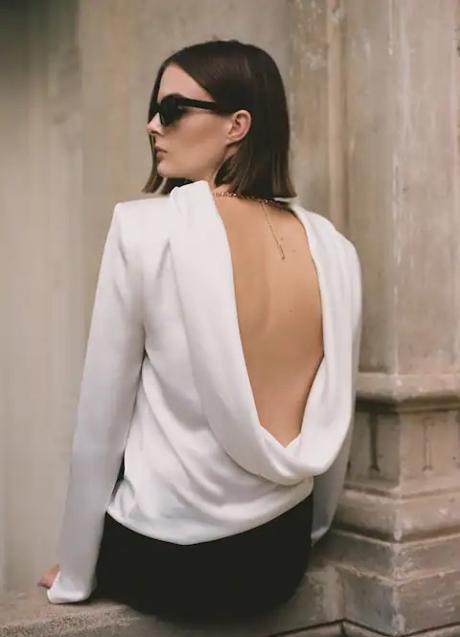 Imagen - Blusa con la espalda abierta de Mango (45,99 euros)