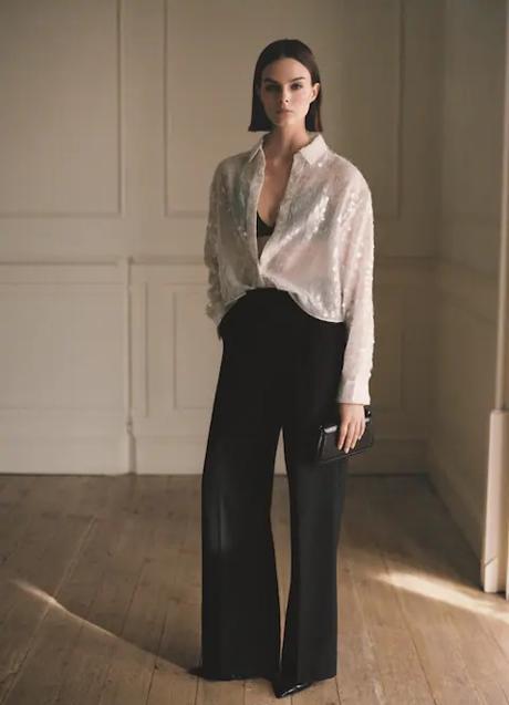 Imagen - Camisa con lentejuelas de Mango (39,99 euros)