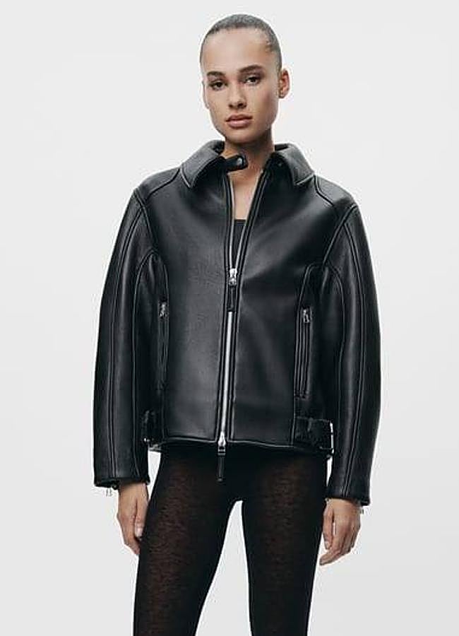 Imagen - Chaqueta efecto cuero oversize