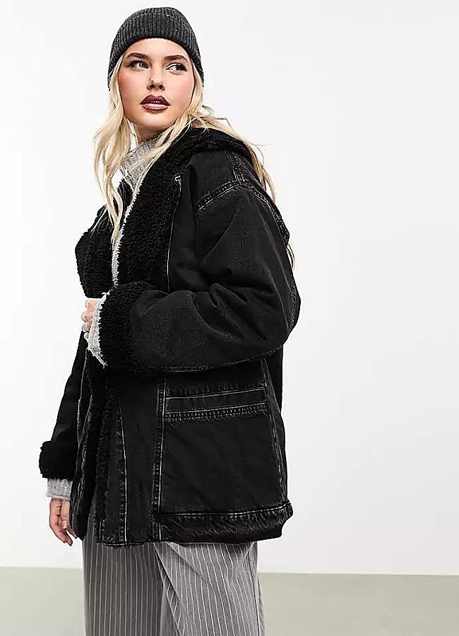 Imagen - Cazadora vaquera biker con forro