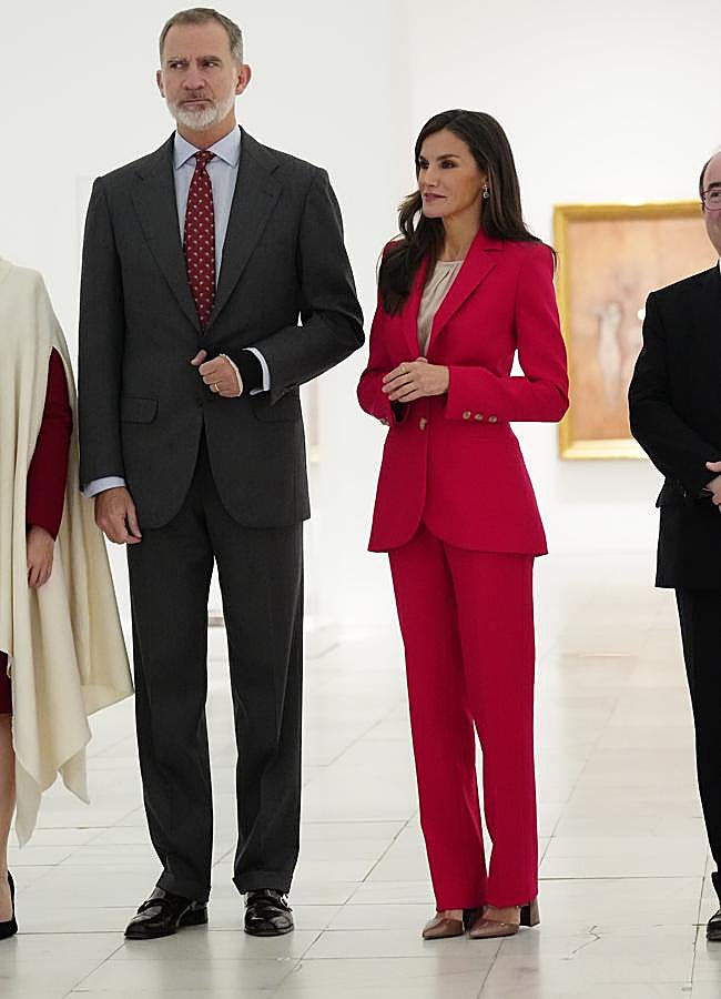 Imagen - El rey Felipe VI y la reina Letizia inauguran la exposición de Picasso.