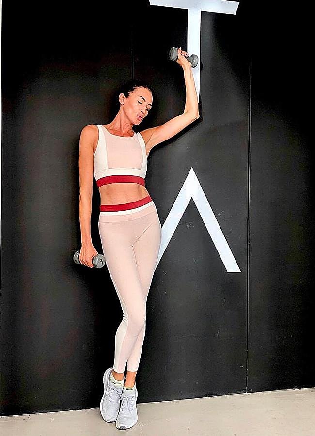 Imagen - Nieves Álvarez en el gimnasio. Foto: Instagram