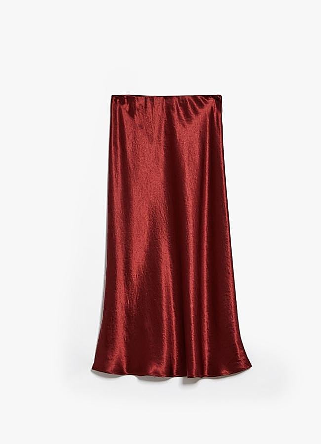 Imagen - Falda de satén de Max Mara, 169 euros.