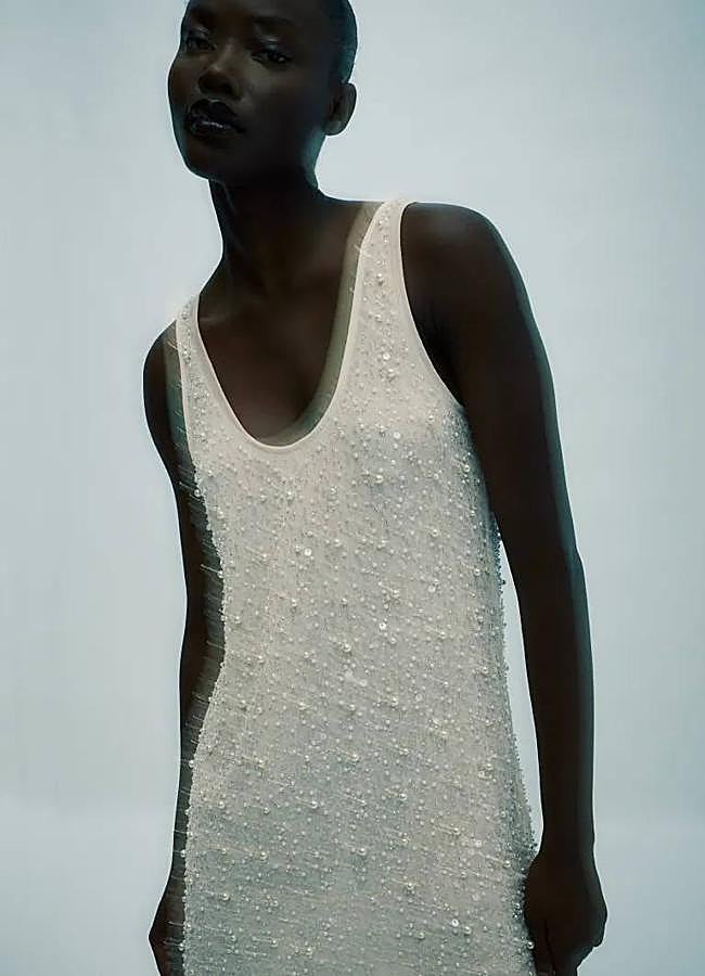 Imagen - Minivestido con cuentas