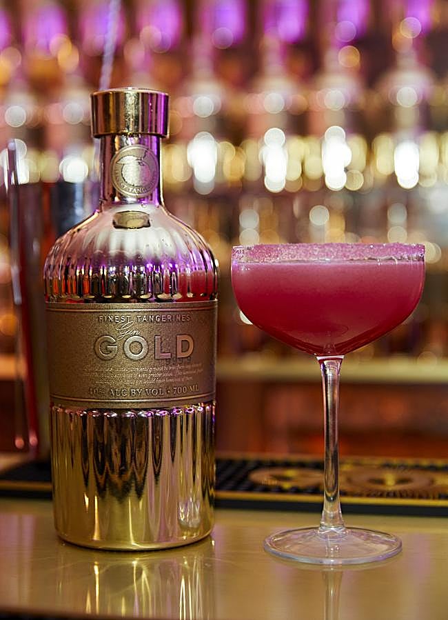 Imagen - Uno de los cócteles preparados con Gin Gold. Foto: Álex Rivera.