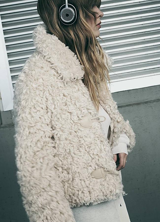 Imagen - Abrigo corto efecto pelo de borreguillo