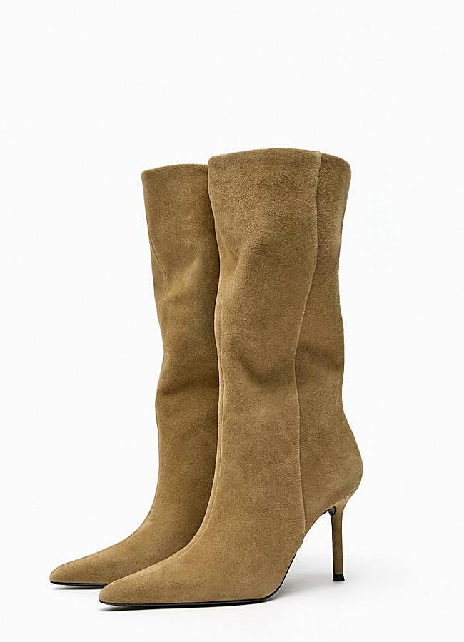 Imagen - Botas de tacón fino en serraje