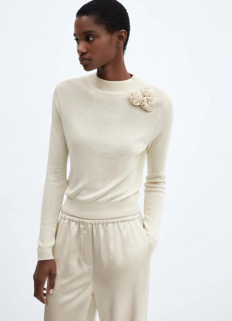 Imagen - Jersey con flores de Mango (29,99 euros)