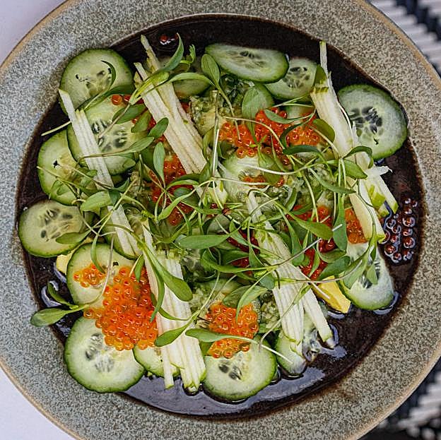 El tiradito de corvina de Tepic, una delicia perfecta para compartir.