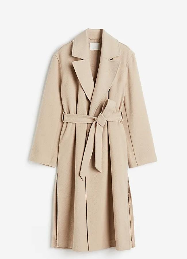 Imagen - Abrigo de paño beige de H&M, 59,99 euros.