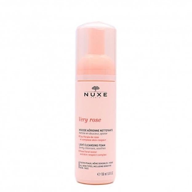 Nuxe Very Rose Espuma Suave Limpiadora.