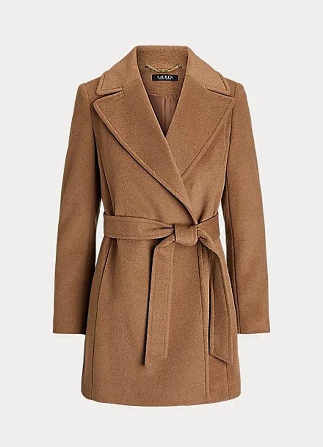 Imagen - Abrigo marrón cruzado de Ralph Lauren, 299 euros.