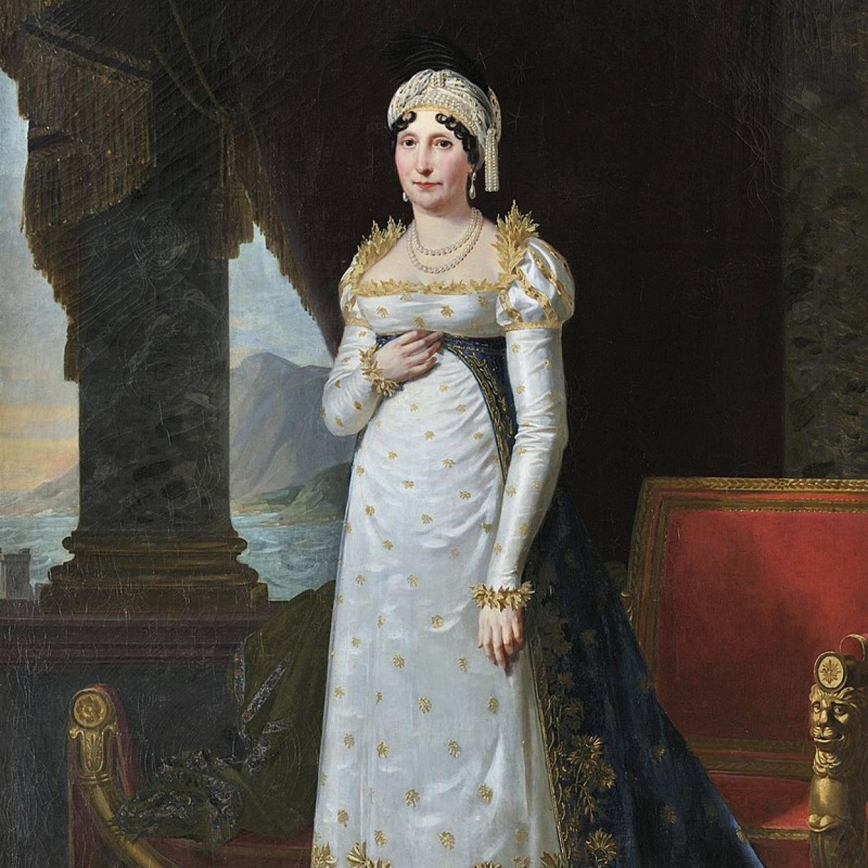 Letizia Bonaparte en vestido de corte, de Robert Lefèvre. 