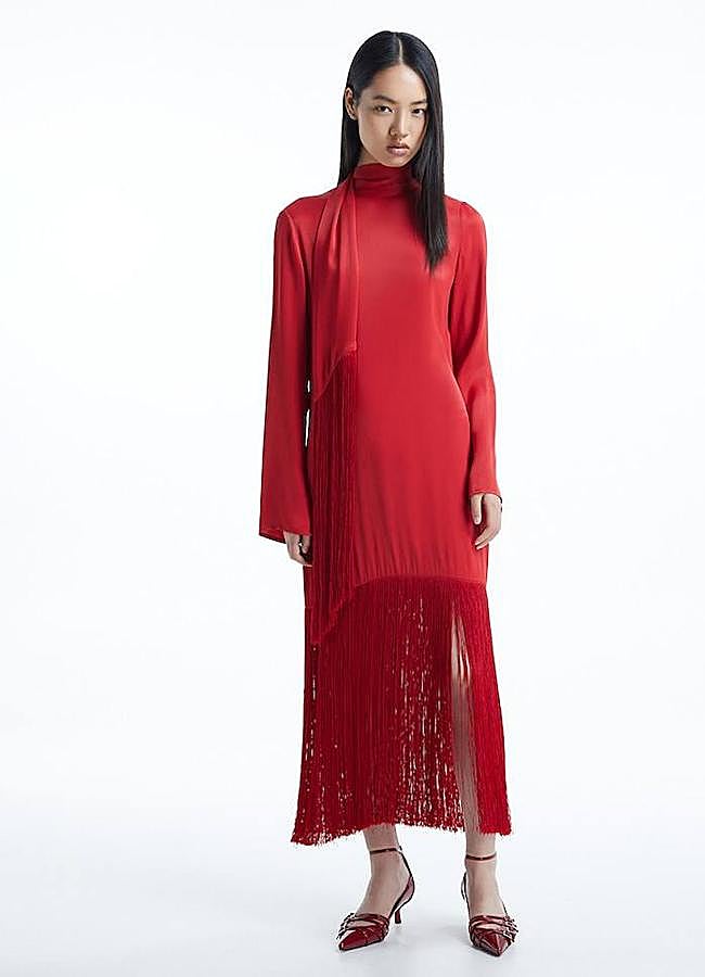 Imagen - Vestido rojo con flecos