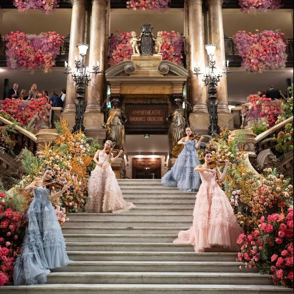 La pareja celebró su boda en el palacio de Versalles