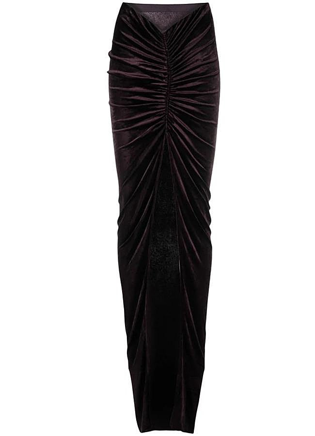 Imagen - Falda de terciopelo de Rick Owens Lilies, 525 euros.