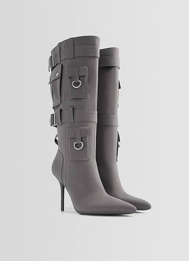 Imagen - Botas cargo con hebillas y bolsillos