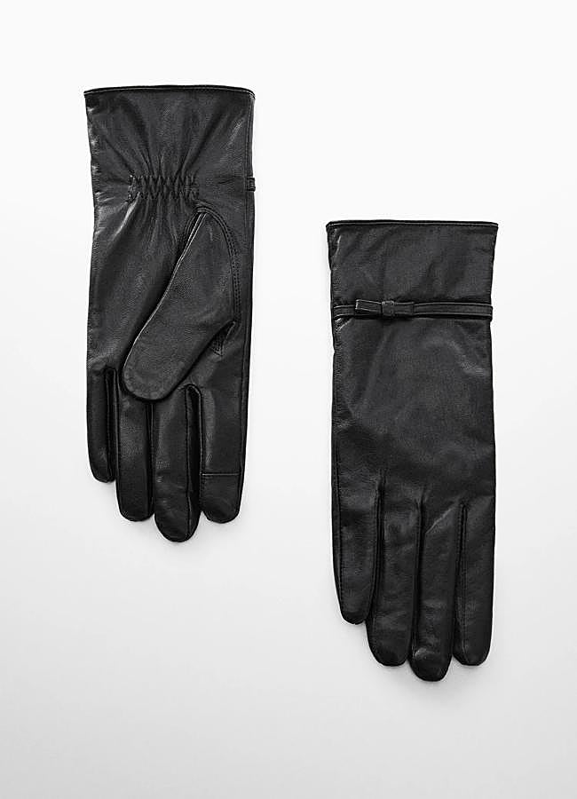 Imagen - Guantes cortos negros de Mango, 25,99 euros.