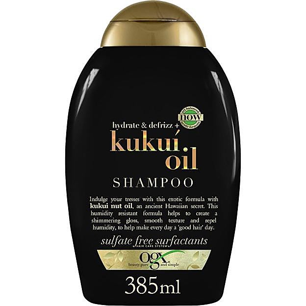 Champú Kukui Hidratación AntiEncrespamiento de OGX..