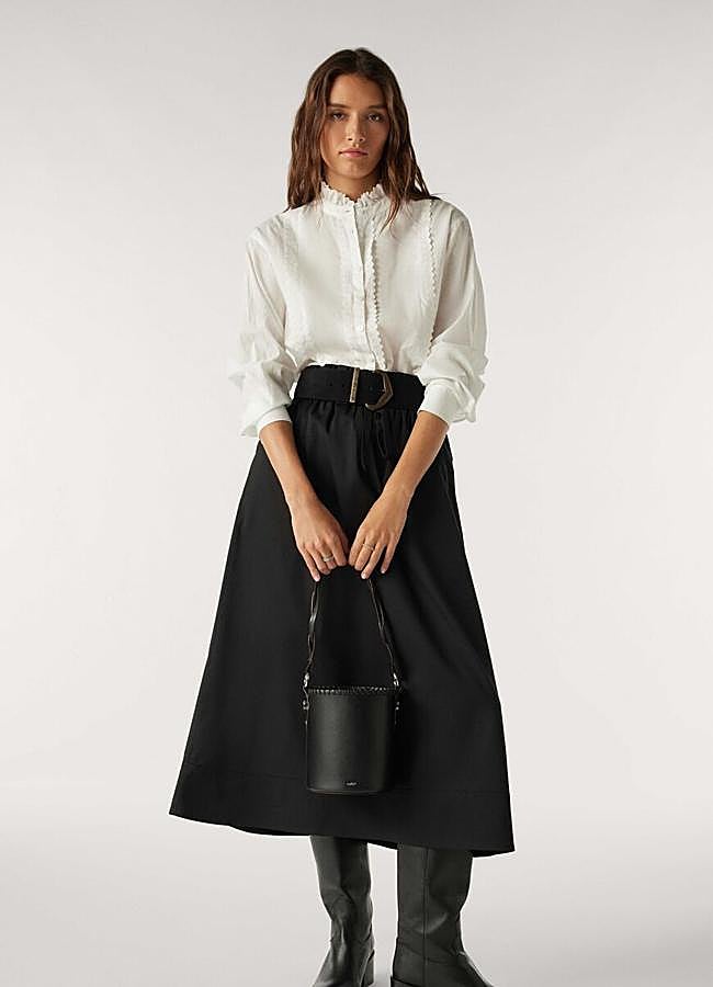 Imagen - Falda larga negra de ba&sh, 175 euros.