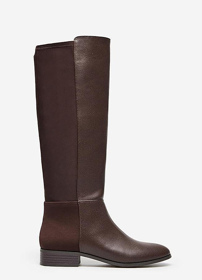 Imagen - Bota elástica marrón de Cortefiel, 79,99 euros.