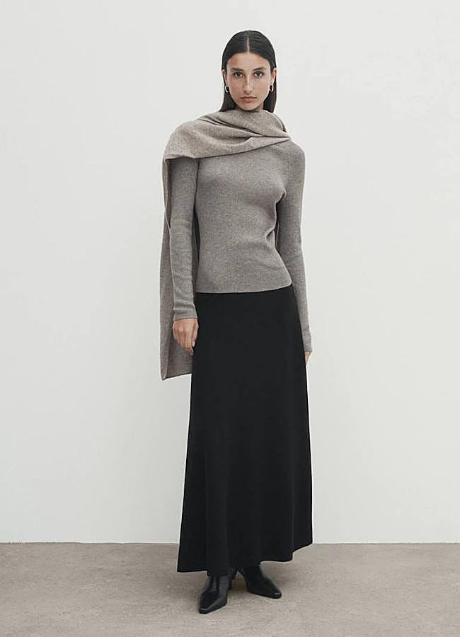 Imagen - Falda de punto con vuelo