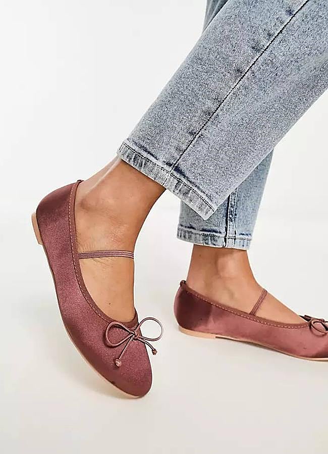 Imagen - Merceditas de satén con elástico