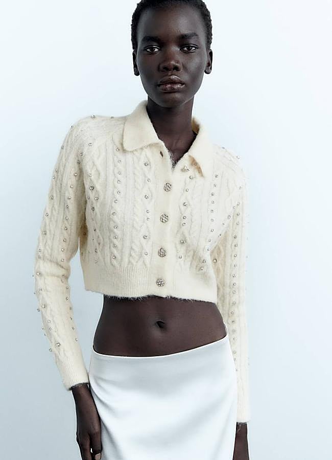 Imagen - Cárdigan joya con pedreria