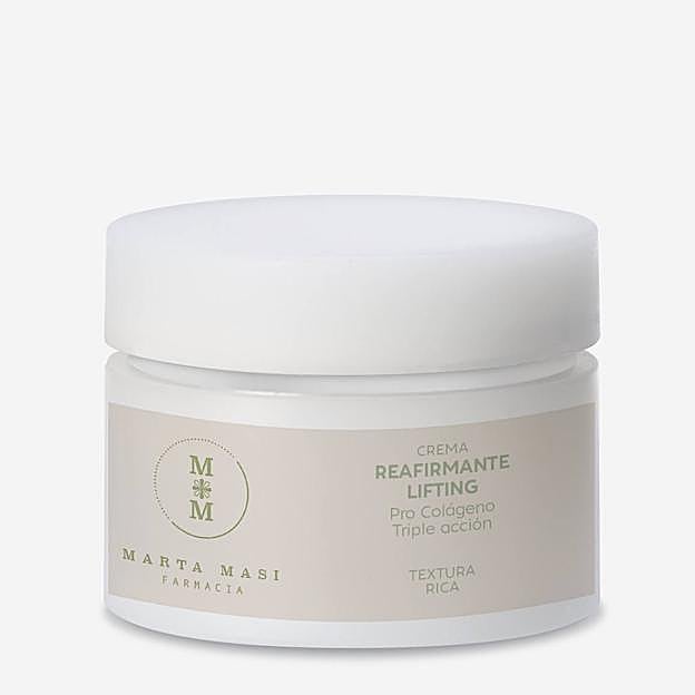 Crema Reafirmante Lifting Pro Colágeno Triple Acción de Marta Masi. Precio: 26,30 euros