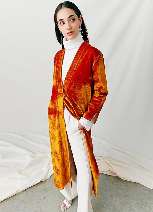 Imagen - Kimono de terciopelo largo