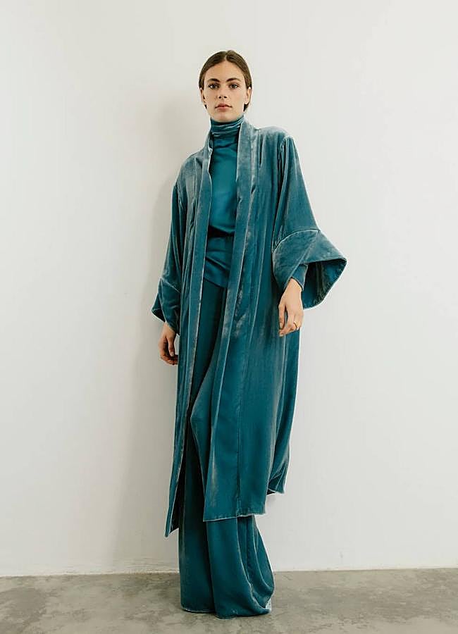 Imagen - Kimono de terciopelo oversize
