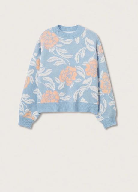 Imagen - Jersey con estampado de flores de Mango Outlet (27,99 euros)