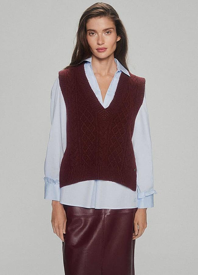 Imagen - Chaleco de punto con aberturas