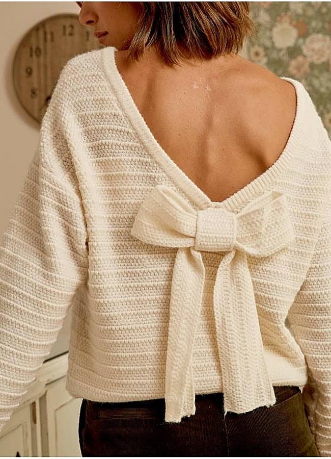 Imagen - Jersey con lazo en la espalda