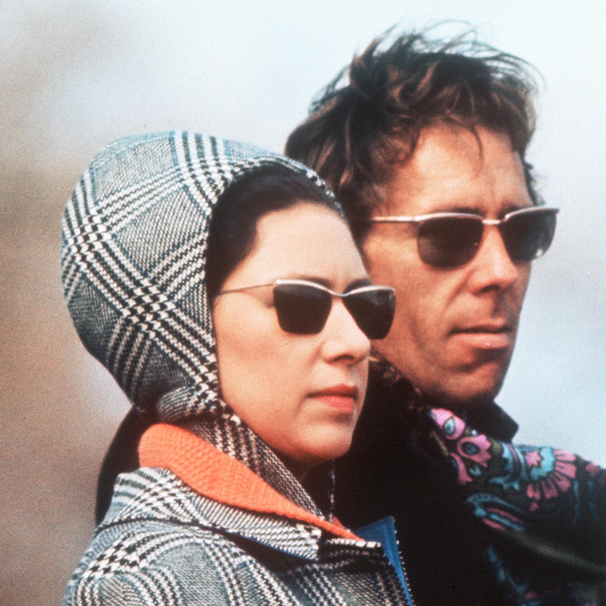 La princesa Margarita de Inglaterra y su esposo en una imagen de finales de los años sesenta. 