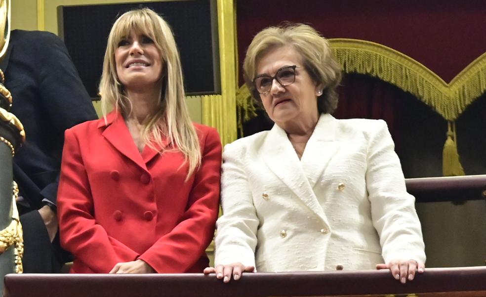 Begoña Gómez, con su suegra, Magdalena Pérez-Castejón.
