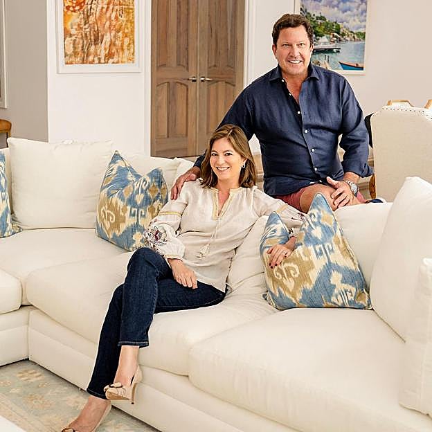 Chábeli Iglesias junto a Christian Altaba con el que lleva más de dos décadas. 