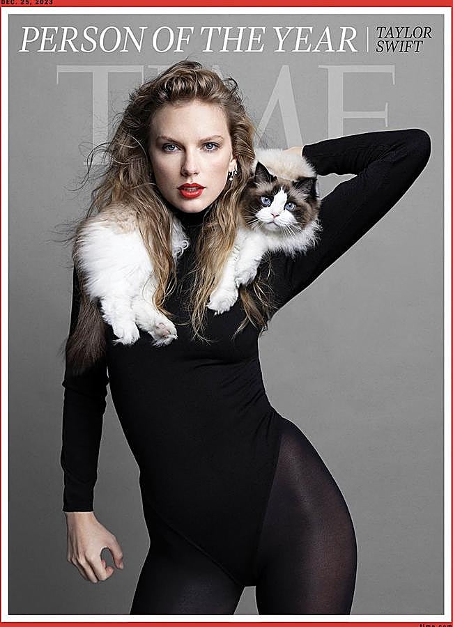 Imagen - Taylor Swift, en la portada de la revista 'Time' que la ha elegido como la persona más importante de 2023. (FOTO: D.R.)